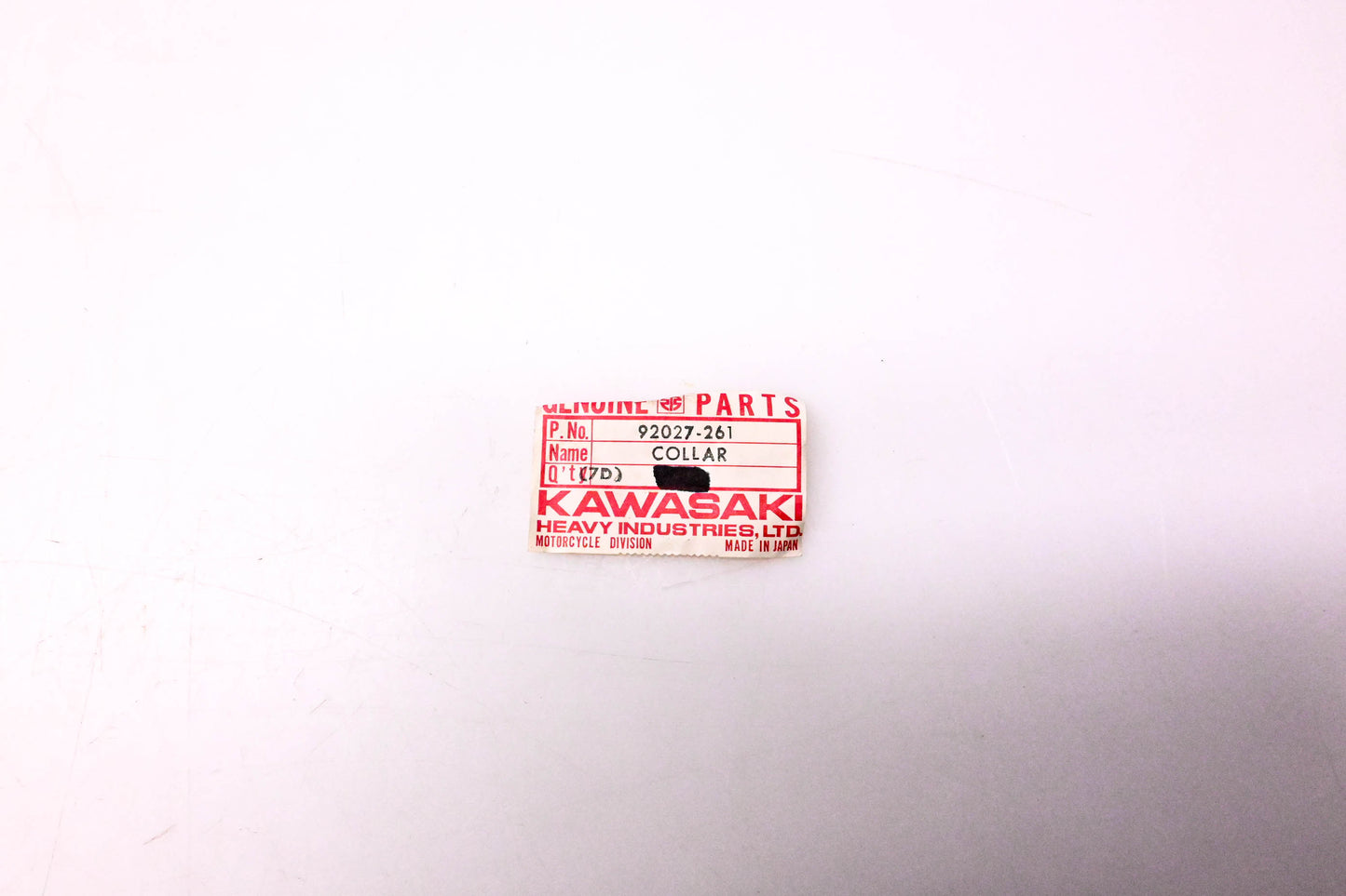 New OEM Kawasaki 92027-261 Idler Collar NOS