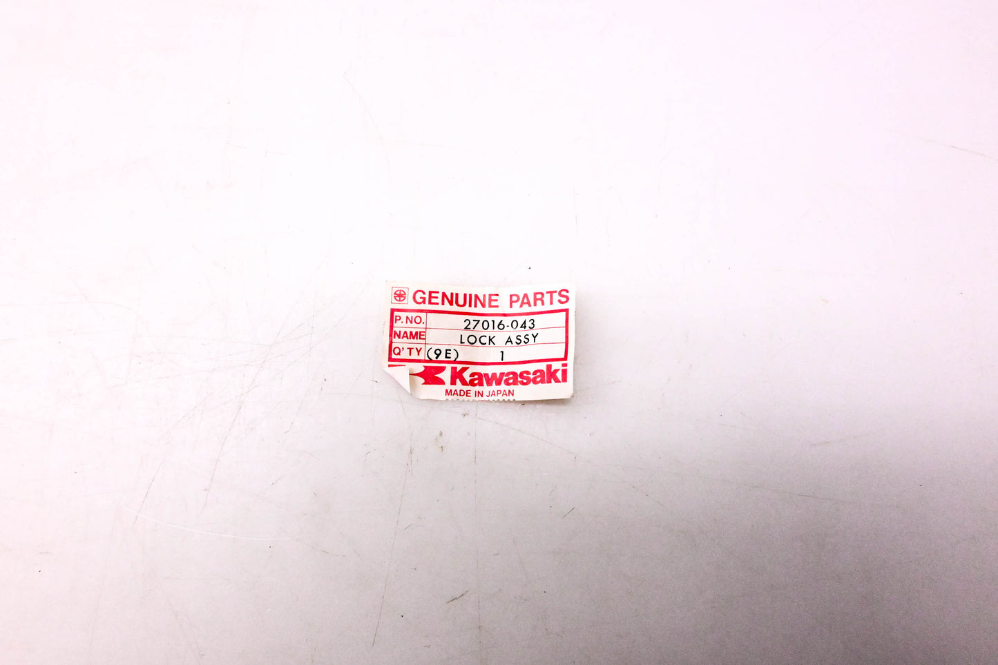 New OEM Kawasaki 27016-043 Lock Assembly NOS