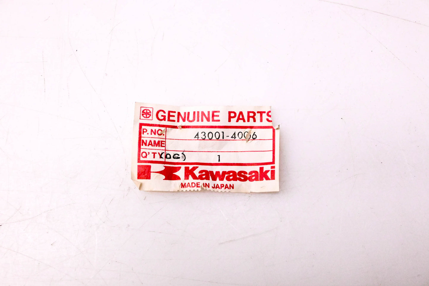 New OEM Kawasaki 43001-4006 Rear Brake Pedal NOS