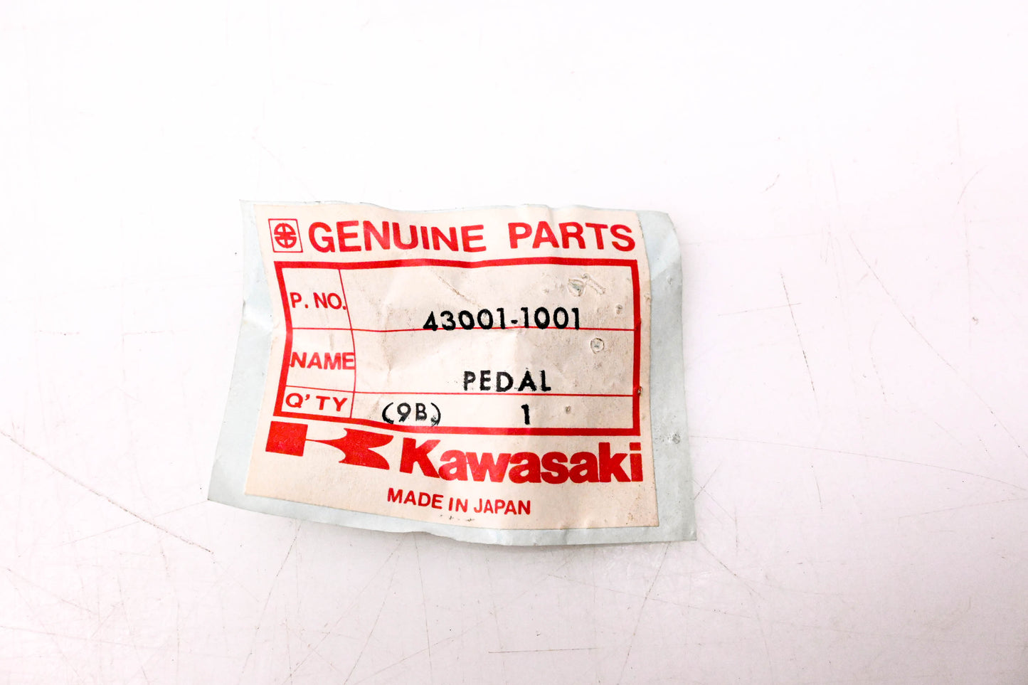 New OEM Kawasaki 43001-1001 Brake Pedal NOS