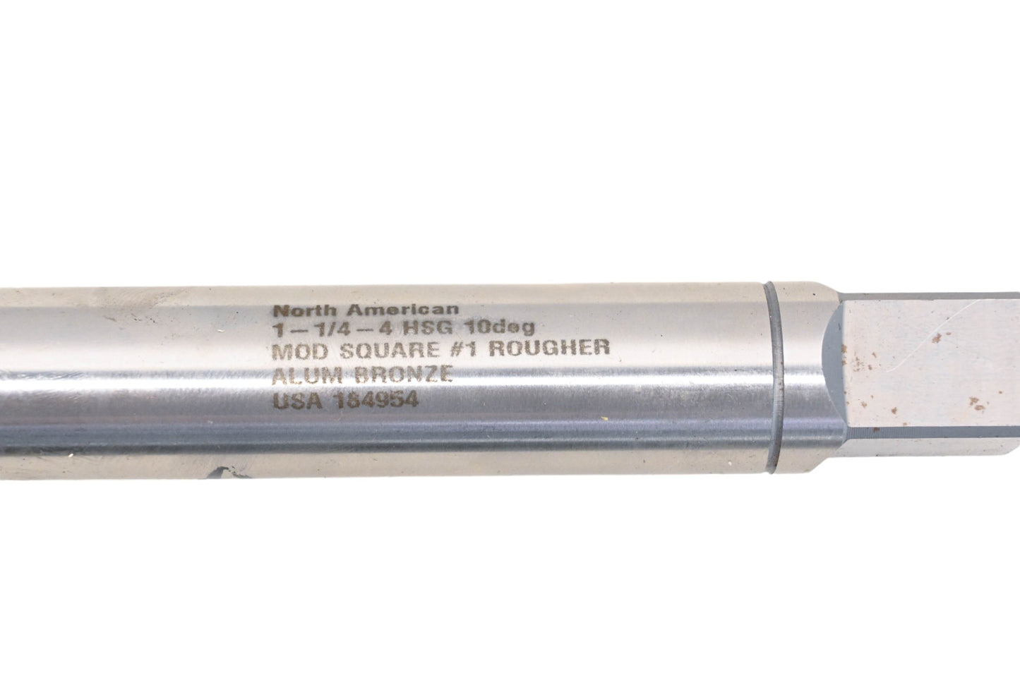 North American Tool Company DB002-10 1-1/4"-4 HSG 10deg Mod Square #1 Rougher Hand Tap NOS