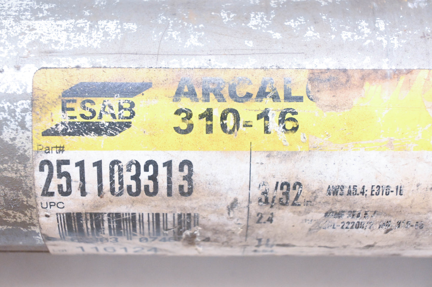 Arcaloy 251103313, 310-16 Welding Rods 11/128" x 12" 10lbs Qty 290 NOS