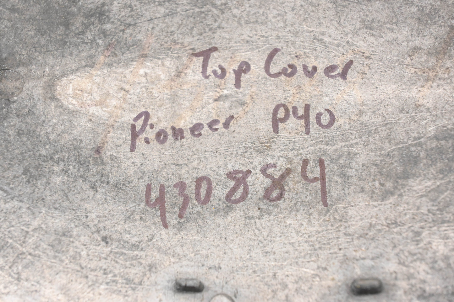 Pioneer 430884 P40 Air Filter Top Cover