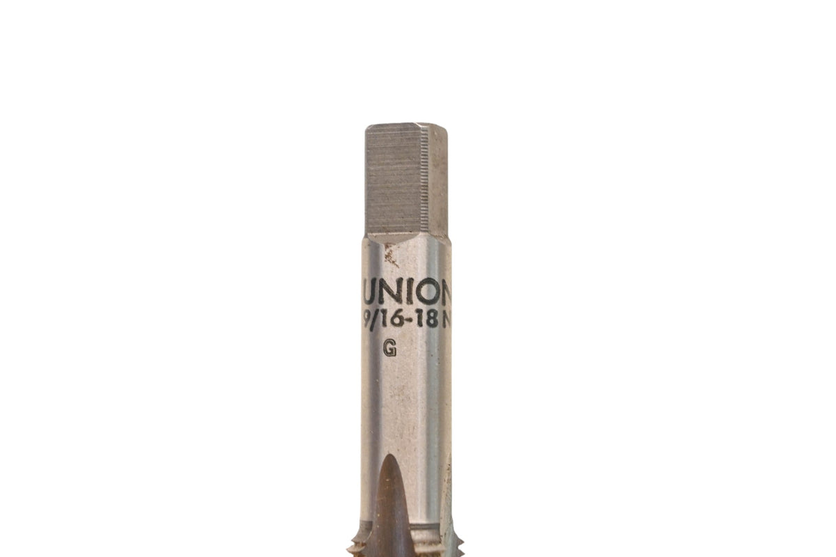 Union Butterfield 10-10116, 1010116 9/16-18 N.F. GH3 Bottoming Hand Tap NOS