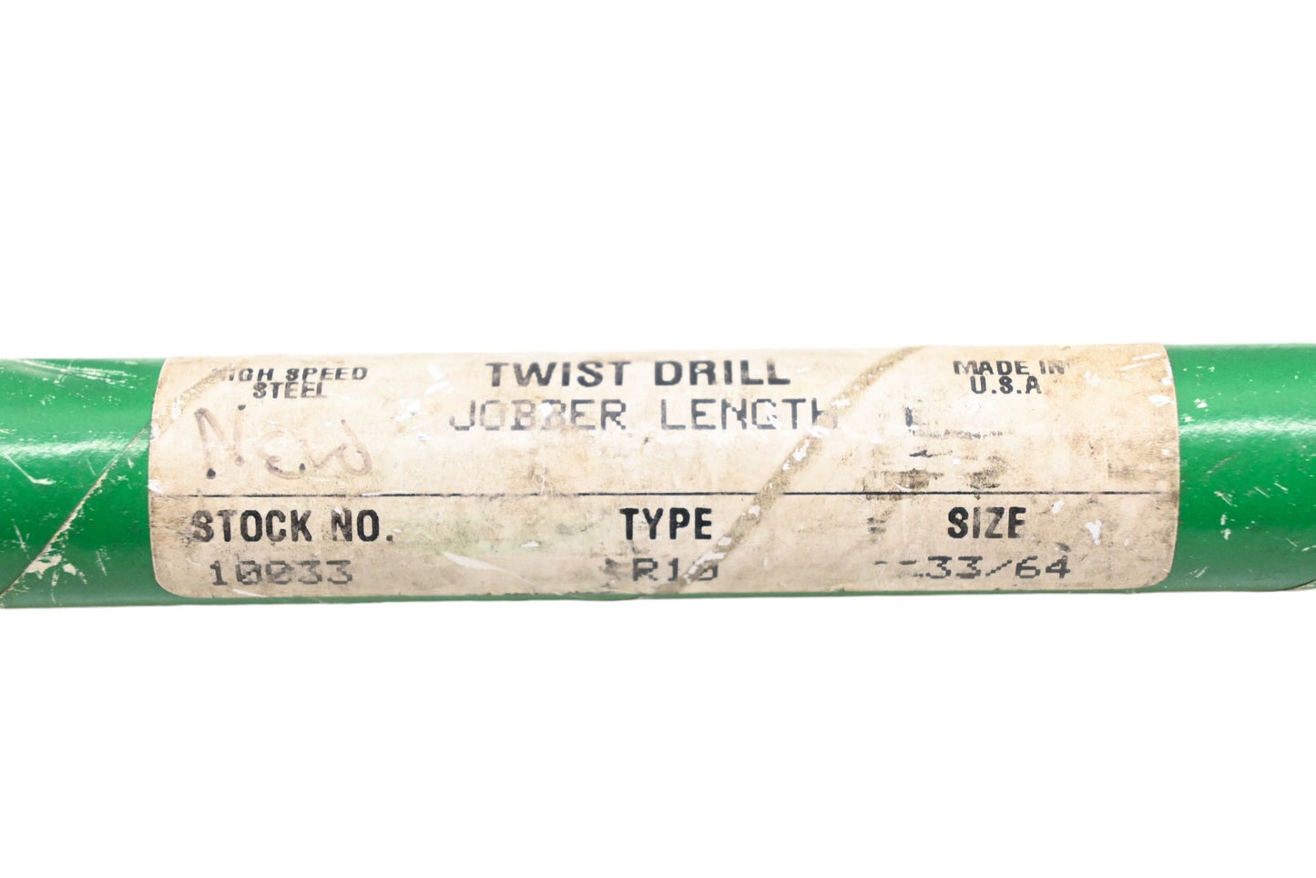 Precision 10033 33/64" R10 Twist Drill Bit