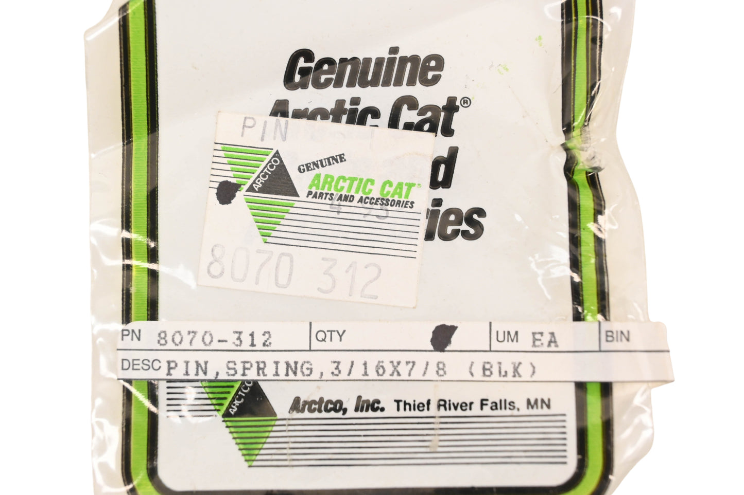 New OEM Arctic Cat 8070-312 Spring Pins Qty 2 NOS