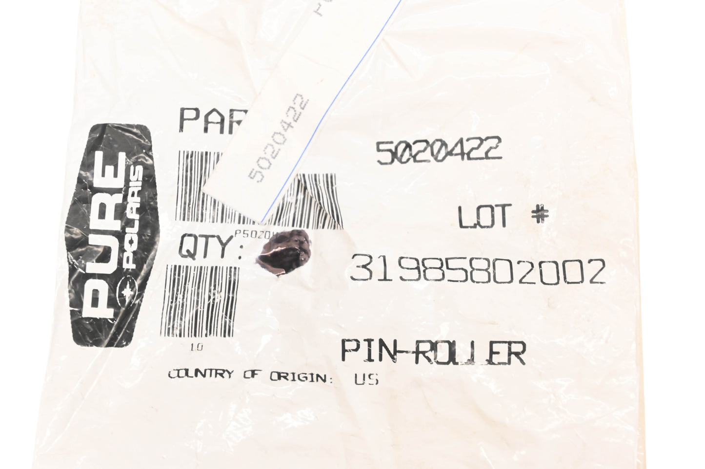 New OEM Polaris 5020422 Clutch Roller Pins Qty 2 NOS