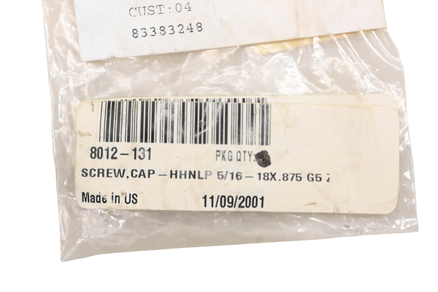 New OEM Arctic Cat 8012-131 Screws Qty 2 NOS