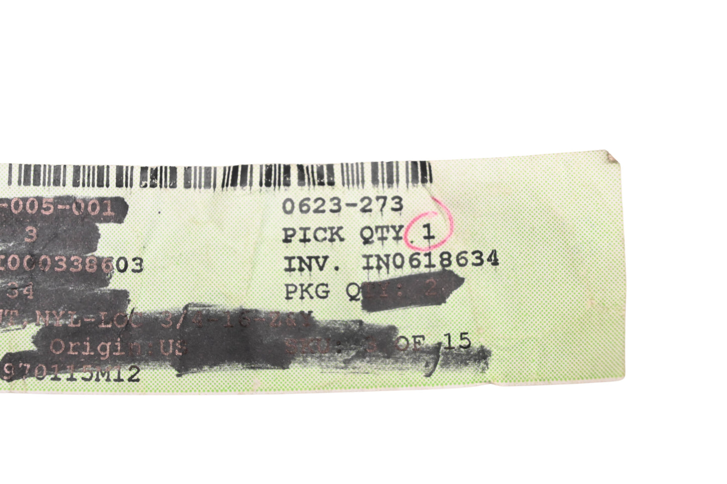 New OEM Arctic Cat 0623-273 Locknut NOS