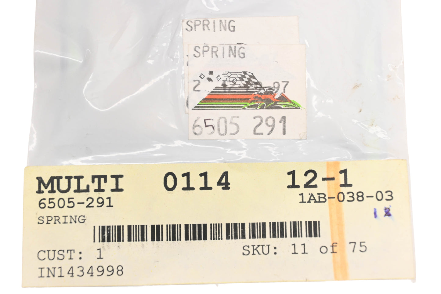New OEM Arctic Cat 6505-291 Carburetor Spring NOS