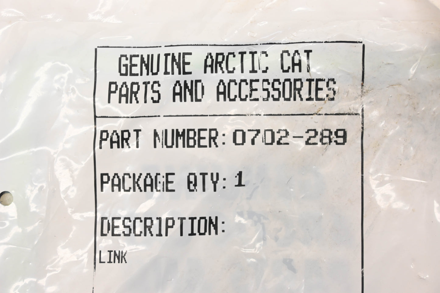 New OEM Arctic Cat 0702-289 Upper Shift Linkage NOS