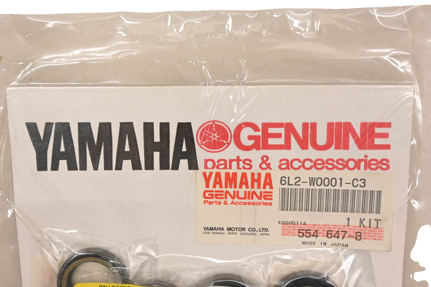 New OEM Yamaha 6L2-W0001-C3-00 Lower Gearcase Seal Kit NOS