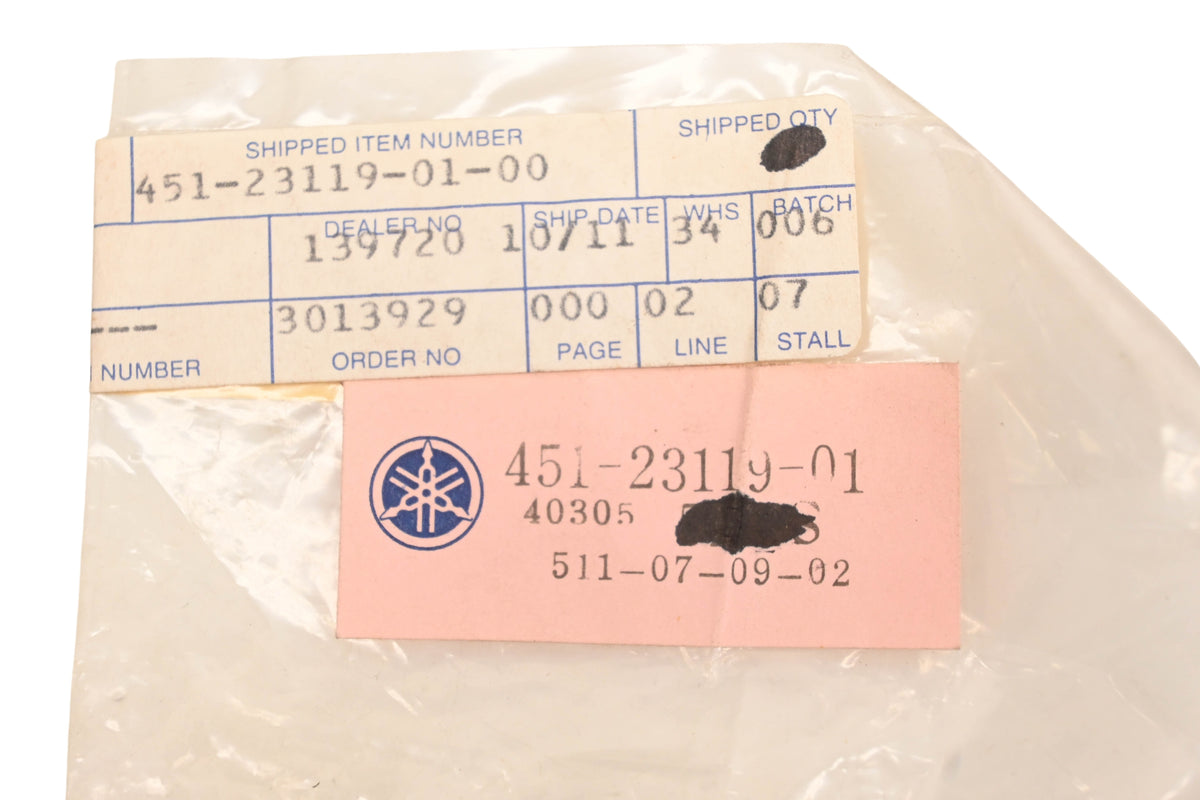 New OEM Yamaha 451-23119-01-00 Drain Plug Screw NOS