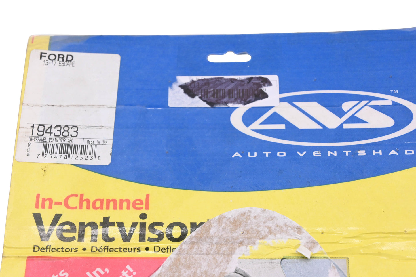 AVS 194383 In-Channel Vent Visor Kit NOS