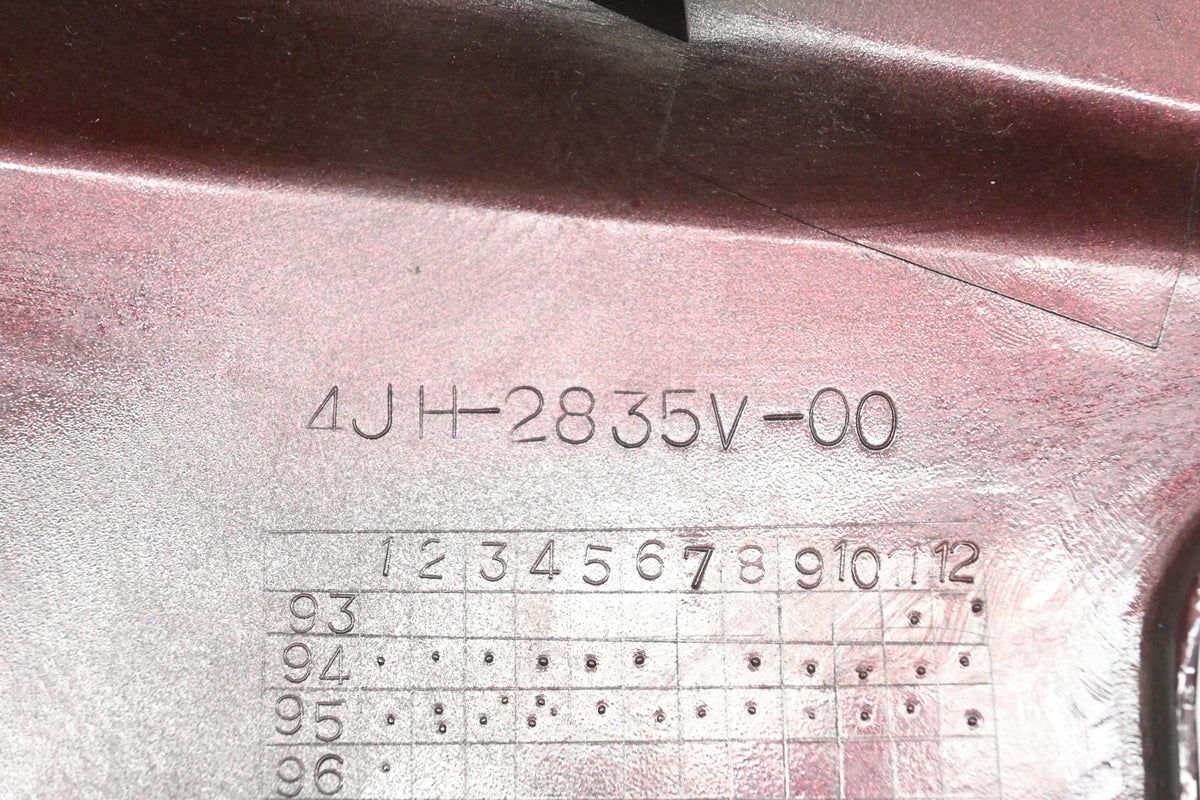 OEM Yamaha 4JH-2835V-00-00 Front Right Maroon Deltabox Combination Body Panel