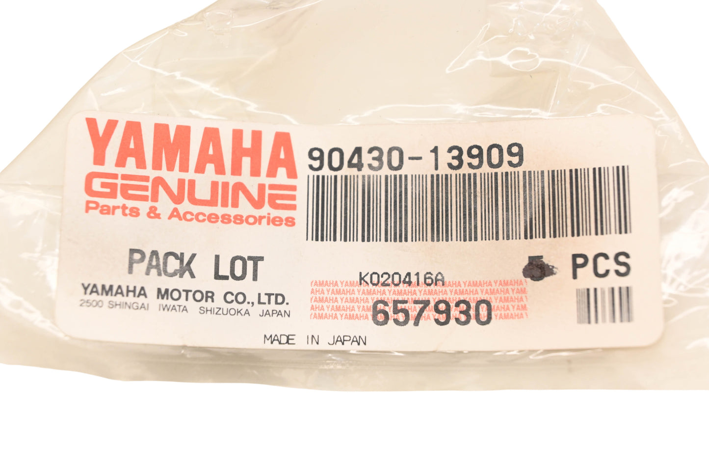 New OEM Yamaha 90430-13909-00 Exhaust Gasket NOS