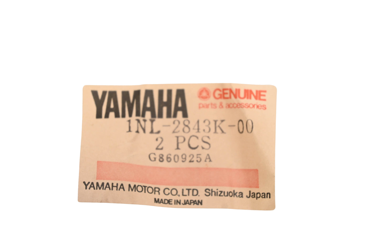New OEM Yamaha 1NL-2843K-00-00 Saddlebag Reinforcement Plates Qty 2 NOS