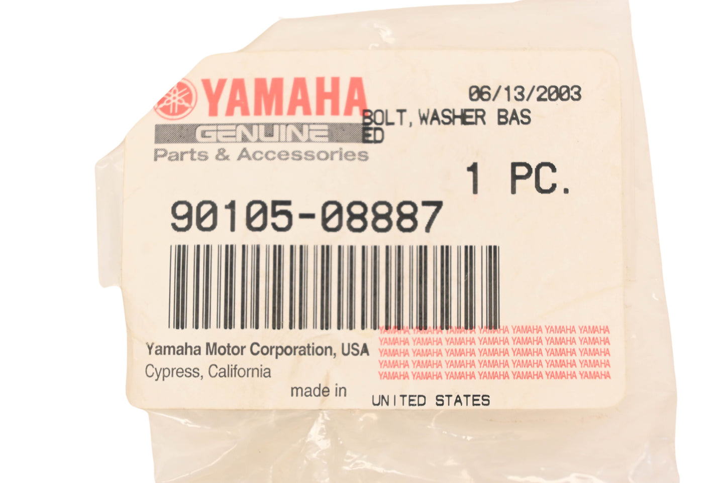 New OEM Yamaha 90105-08887-00 Exhaust Bolt NOS