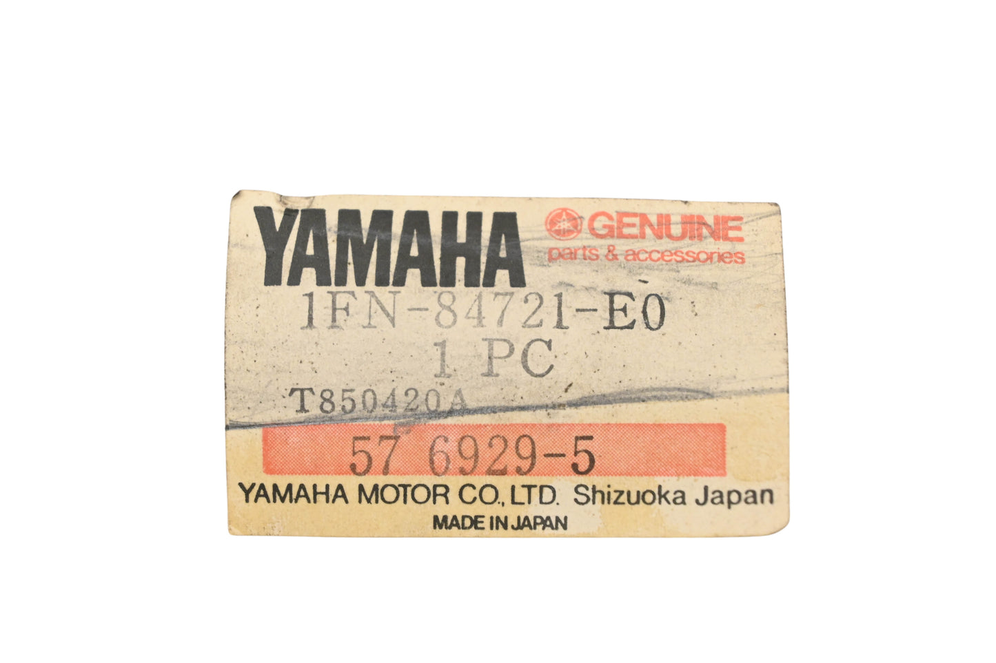 New OEM Yamaha 1FN-84721-E0-00 Stanley Red Taillight Lens NOS