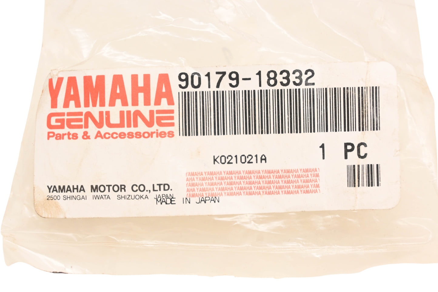 New OEM Yamaha 90179-18332-00 Nut NOS