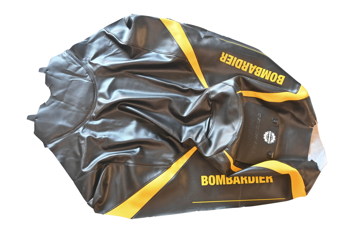 Bombardier 510004063R, P510004063R Ski Doo MXZ 500/600/700/800 Black With Yellow Trim Seat Cover