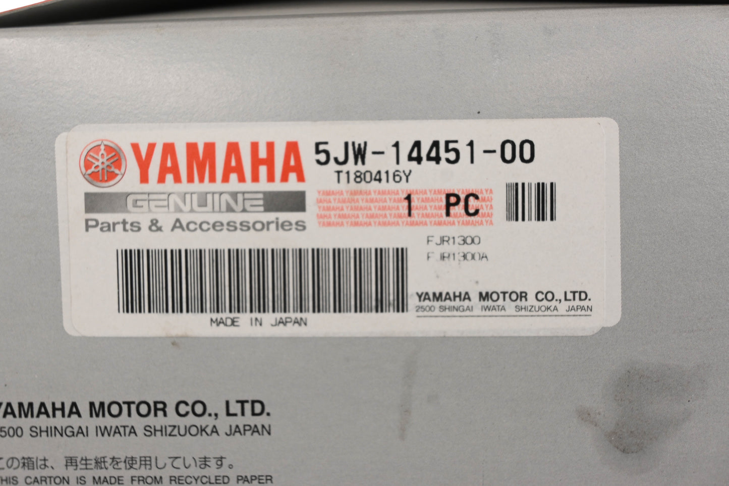 New OEM Yamaha 5JW-14451-00-00 Air Filter NOS