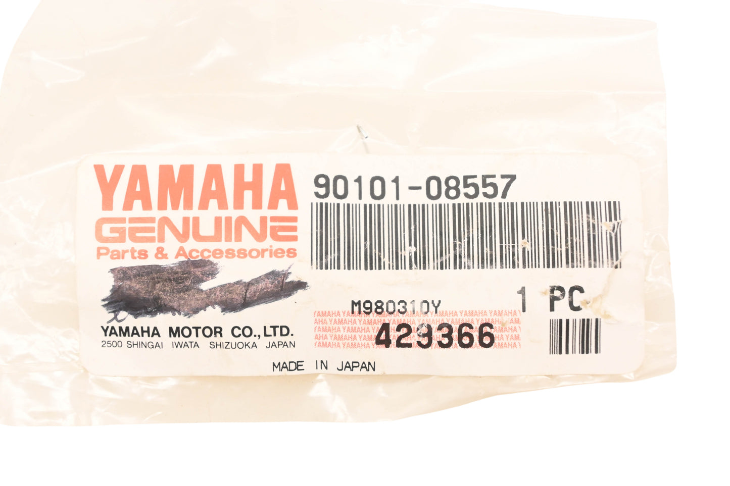 New OEM Yamaha 90101-08557-00 Hex Cap Bolt NOS