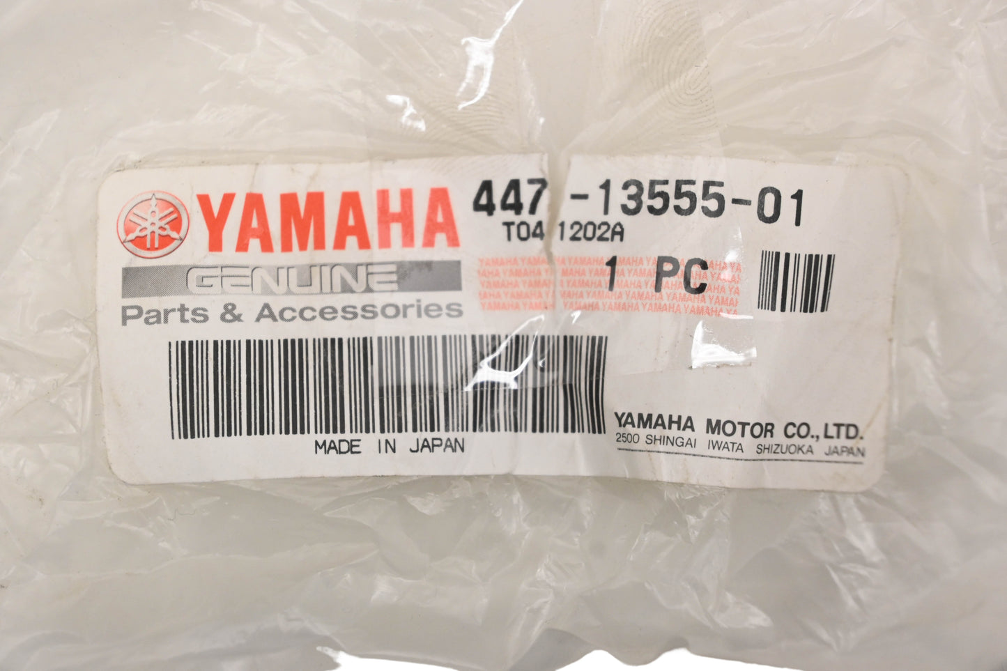 New OEM Yamaha 447-13555-01-00 Carburetor Intake Joint NOS