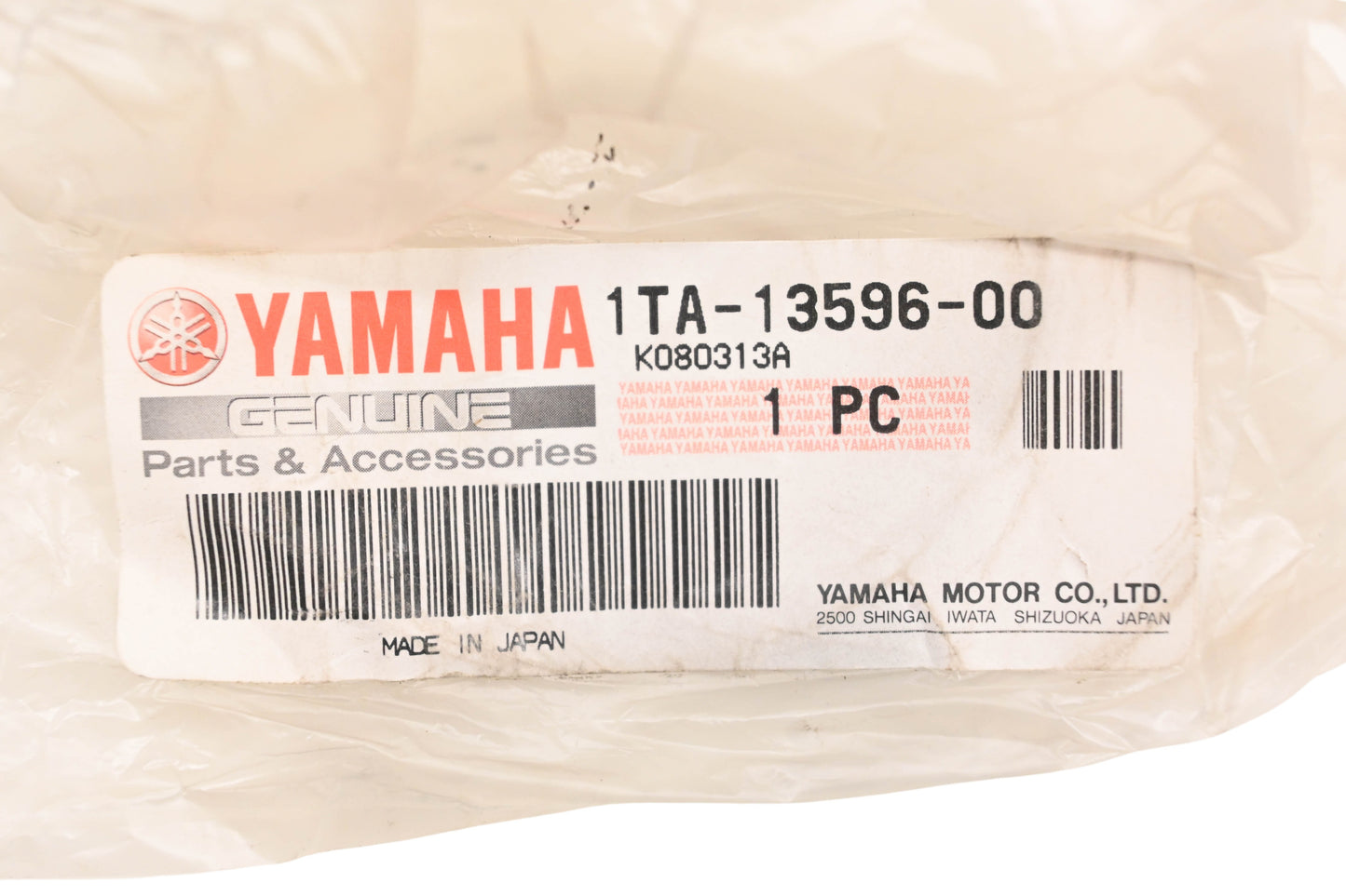New OEM Yamaha 1TA-13596-00-00 Carburetor Intake Manifold Joint NOS