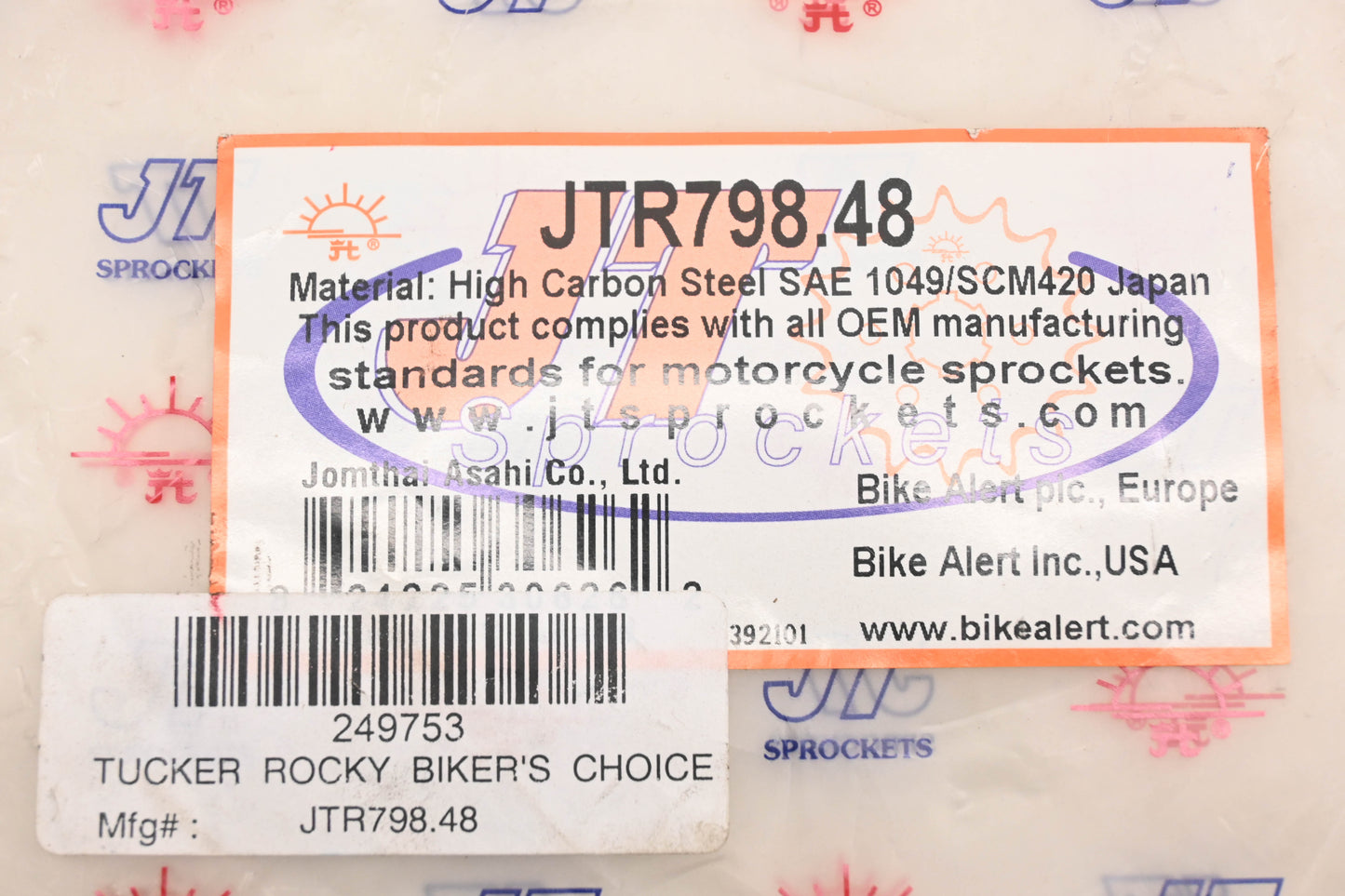 JT Sprockets JTR798.48, JTR798-48 48T Rear Sprocket NOS