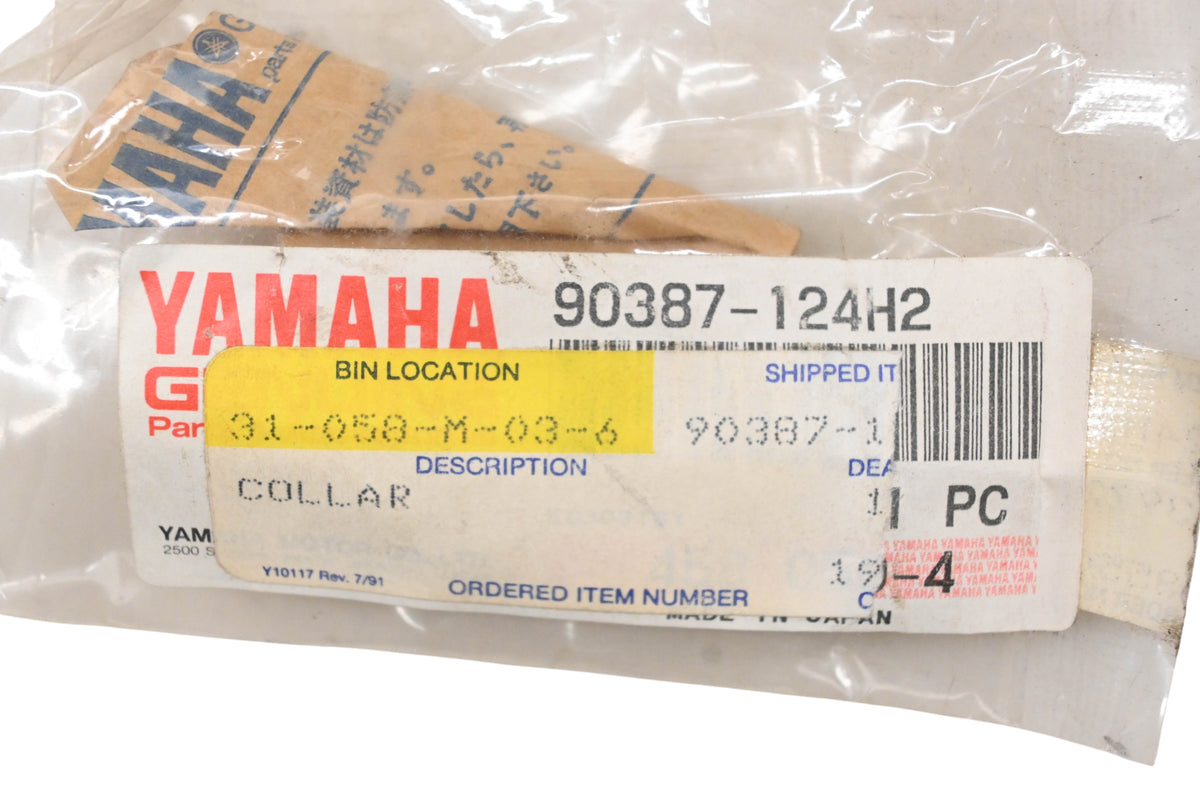 New OEM Yamaha 90387-124H2-00 Collar NOS
