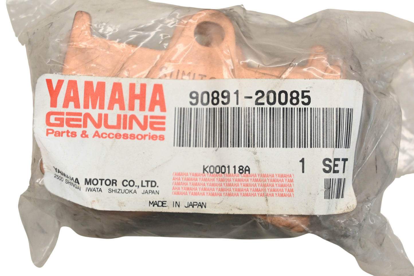 New OEM Yamaha 90891-20085-00 Brake Pad Kit NOS