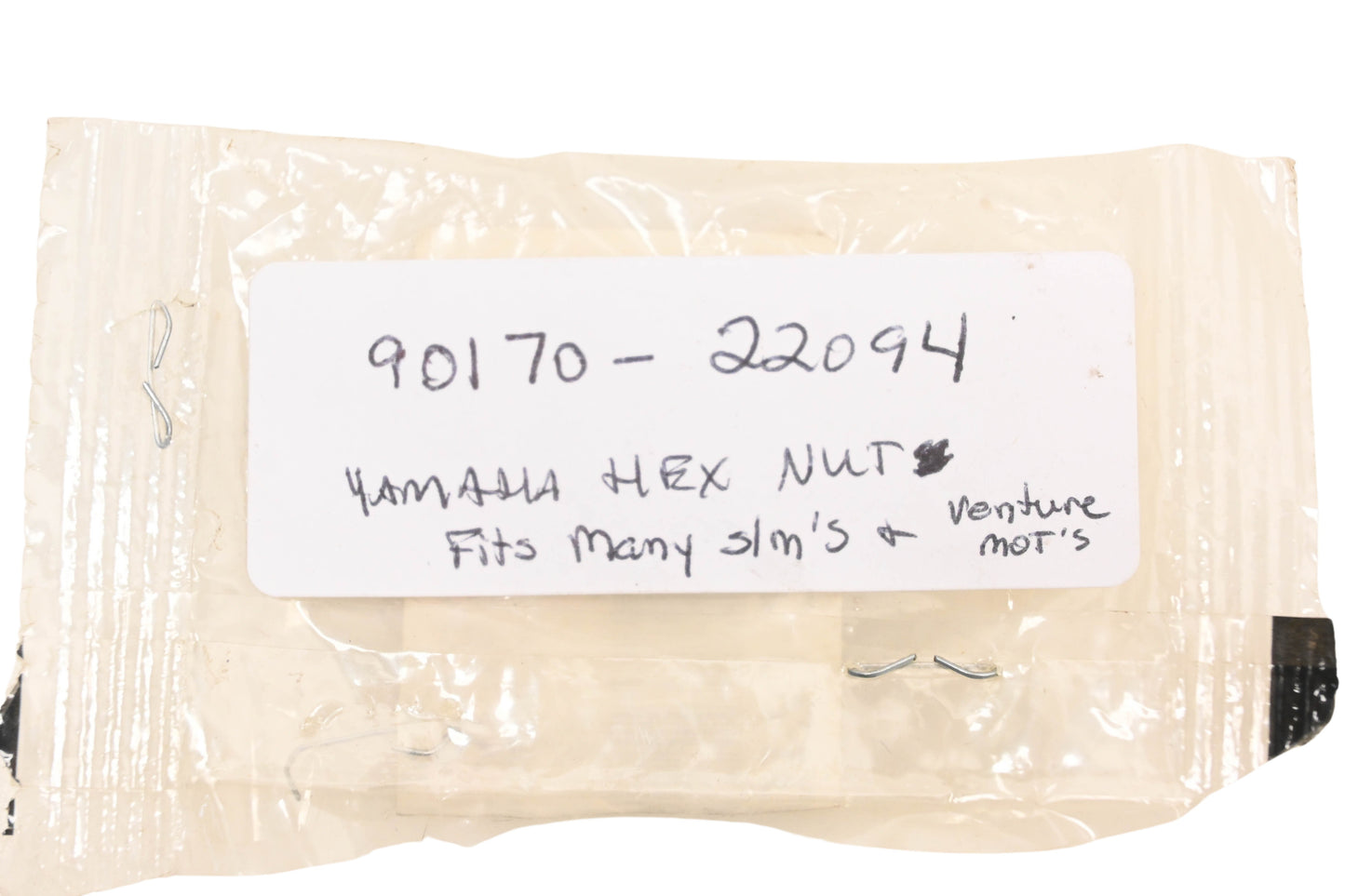 New OEM Yamaha 90170-22094-00 Hex Nut NOS
