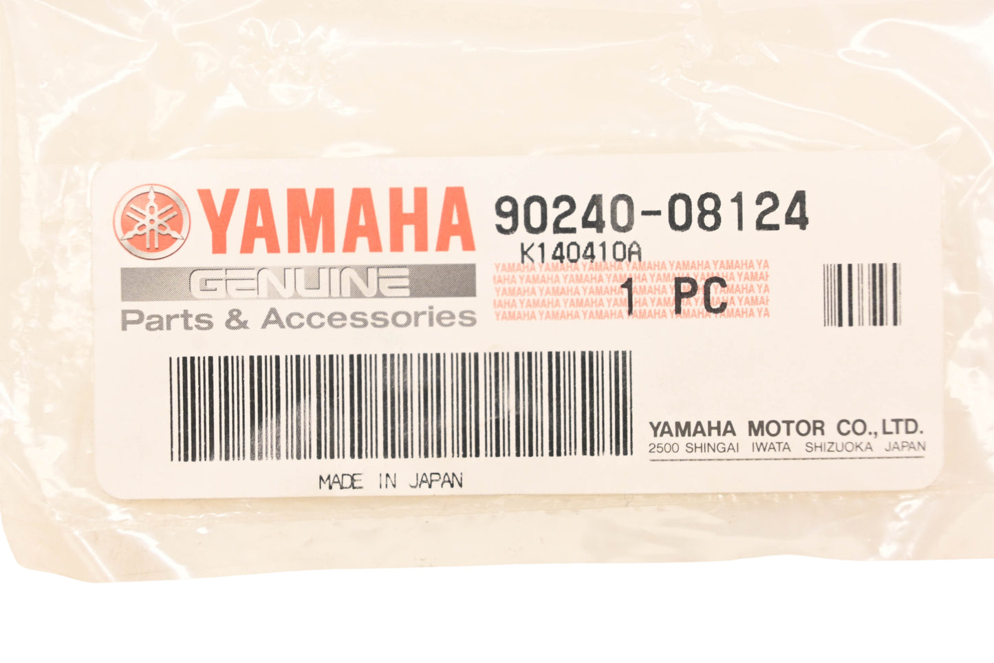 New OEM Yamaha 90240-08124-00 Clevis Pin NOS