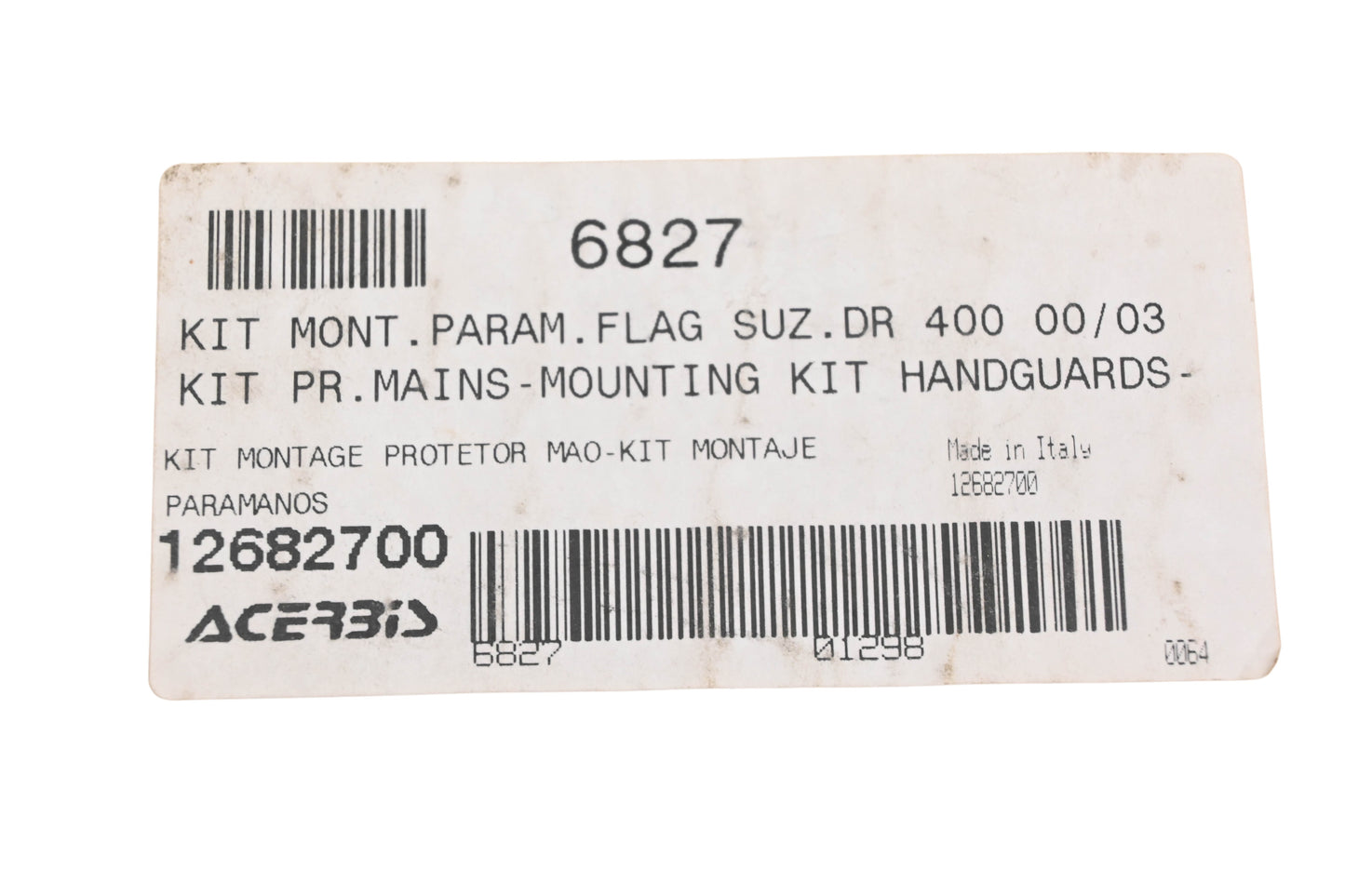 Acerbis 12682700 Handguard Mounting Kit NOS