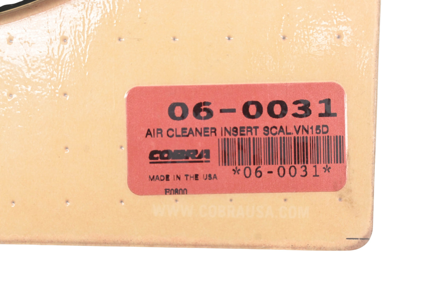 Cobra 06-0031 Air Cleaner Cover NOS