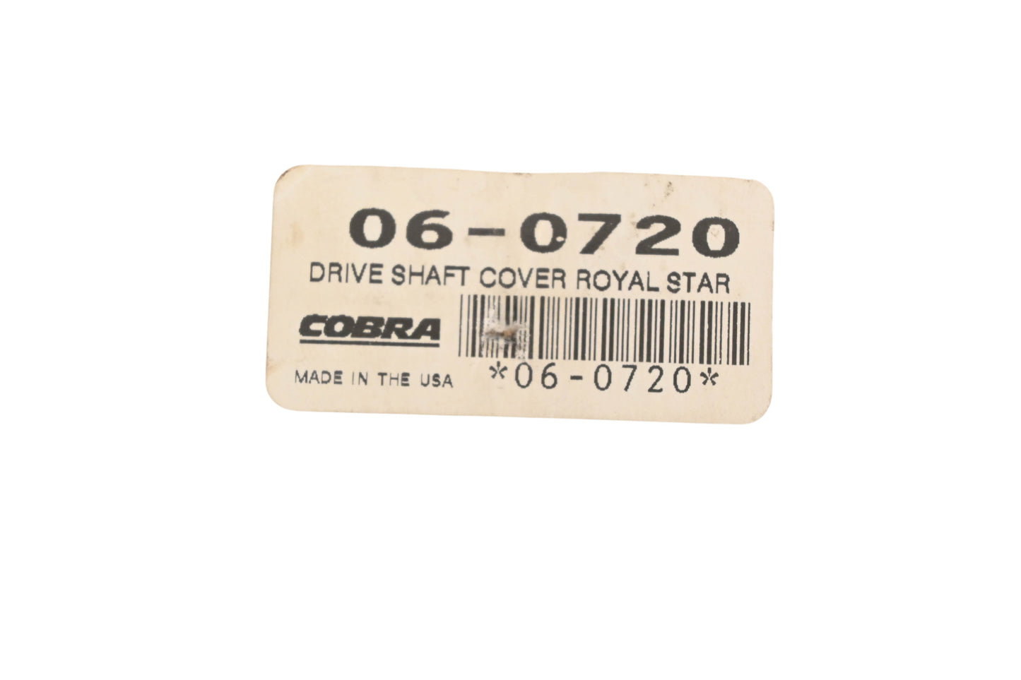 Cobra 06-0720 Drive Shaft Cover Kit NOS