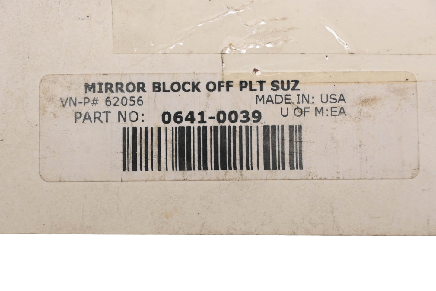 Pingel 62056 Mirror Block Off Plates Qty 2