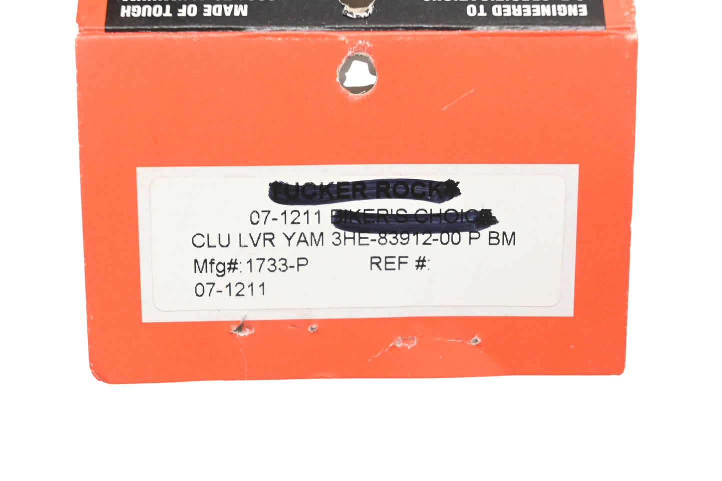 Bike Master 1733-P, 07-1211, 3HE-83912-00 Silver Clutch Lever NOS