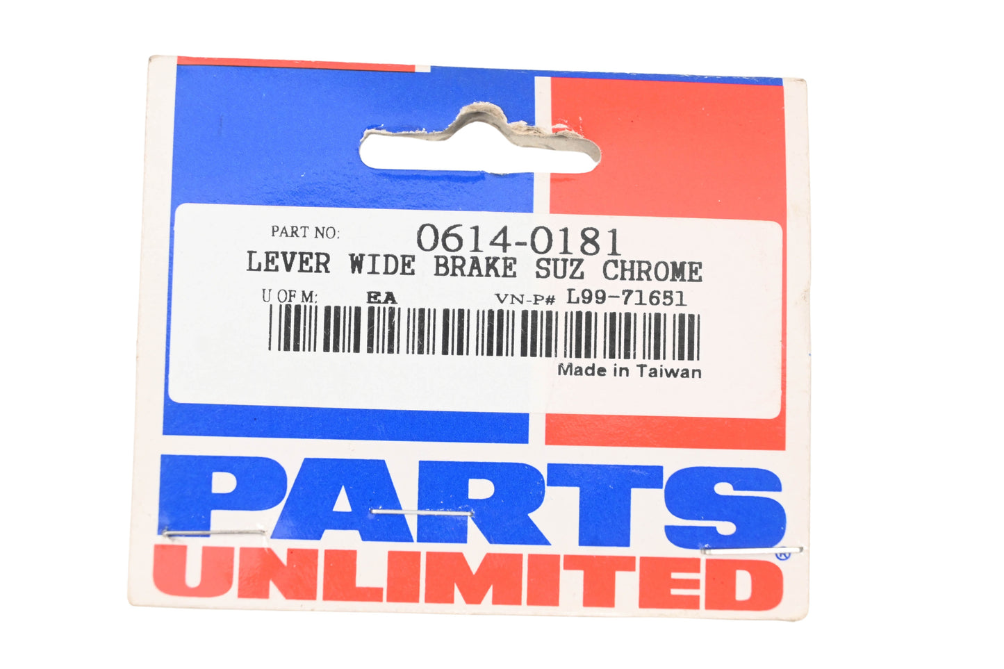 Parts Unlimited 0614-0181, L99-71651 Chrome Suzuki Brake Wide Lever NOS