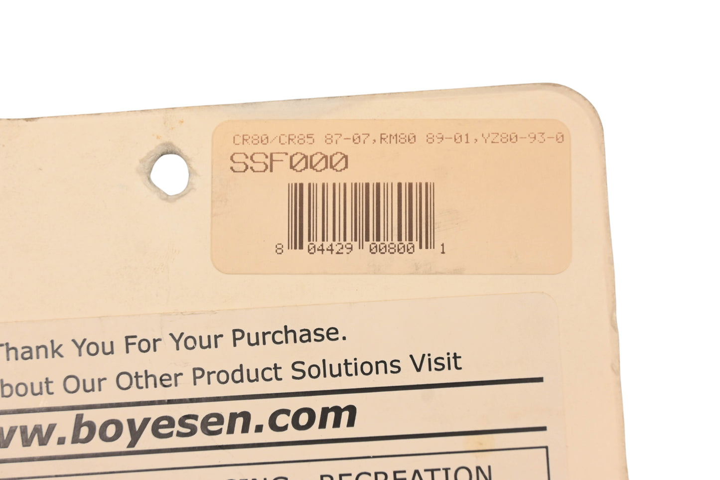 Boyeson SSF000 SuperStock Single Stage Replacement Reeds Qty 2 NOS