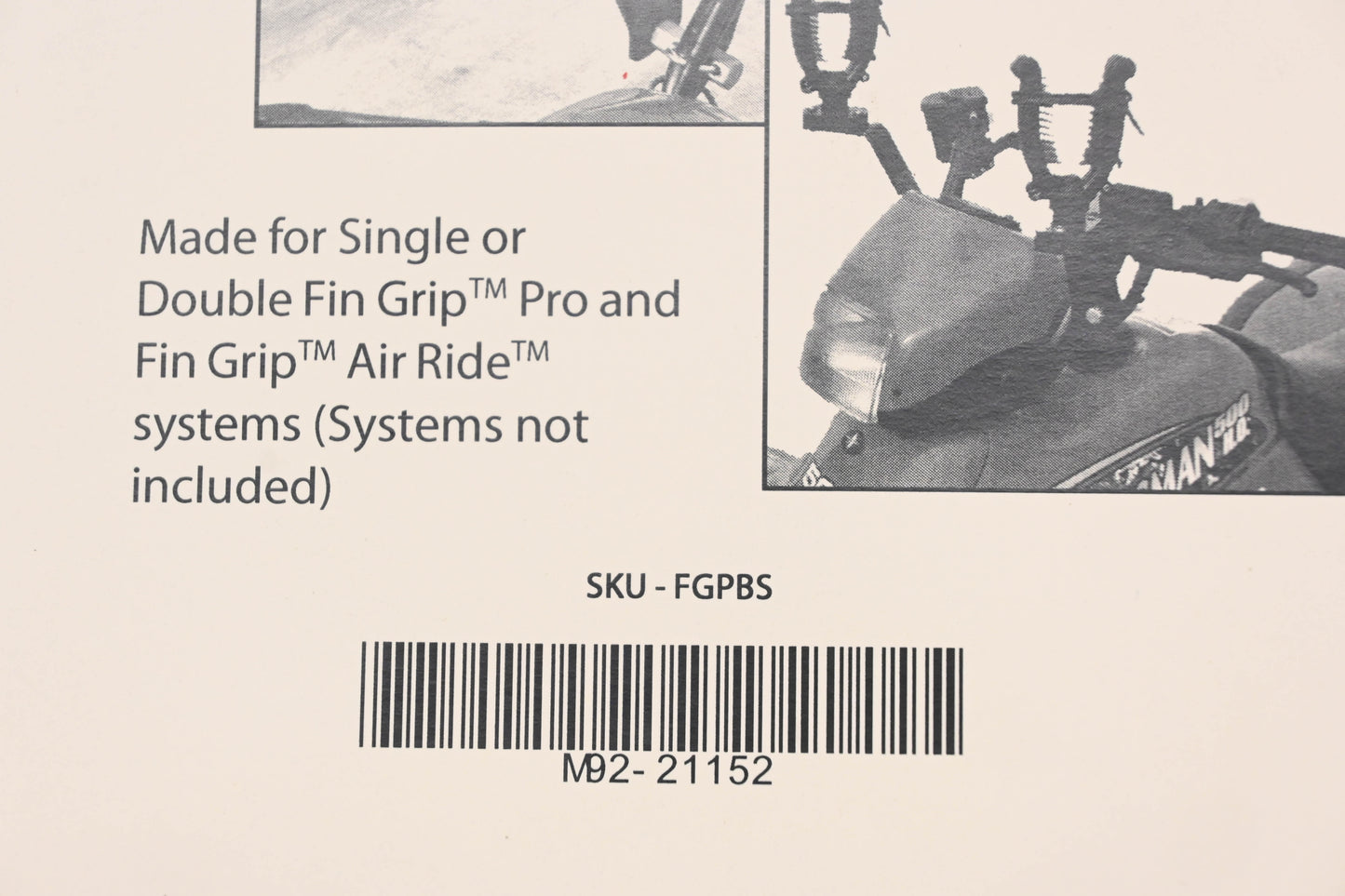 Moose Utility Division M92-21152 Fin Grip Pro Handlebar Bracket Kit NOS