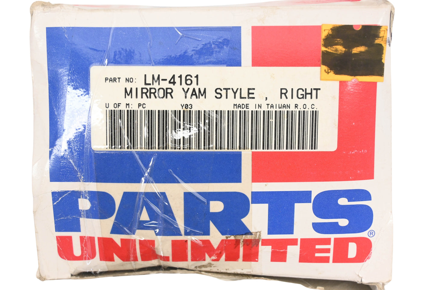 Parts Unlimited LM-4161 Righthand Yamaha Style Side Mirror NOS