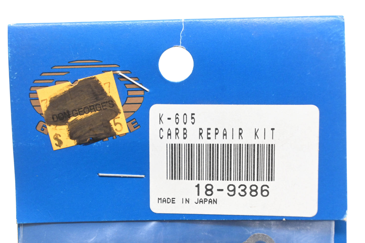 K&L 18-9386, K-605 Carburetor Repair Kit NOS