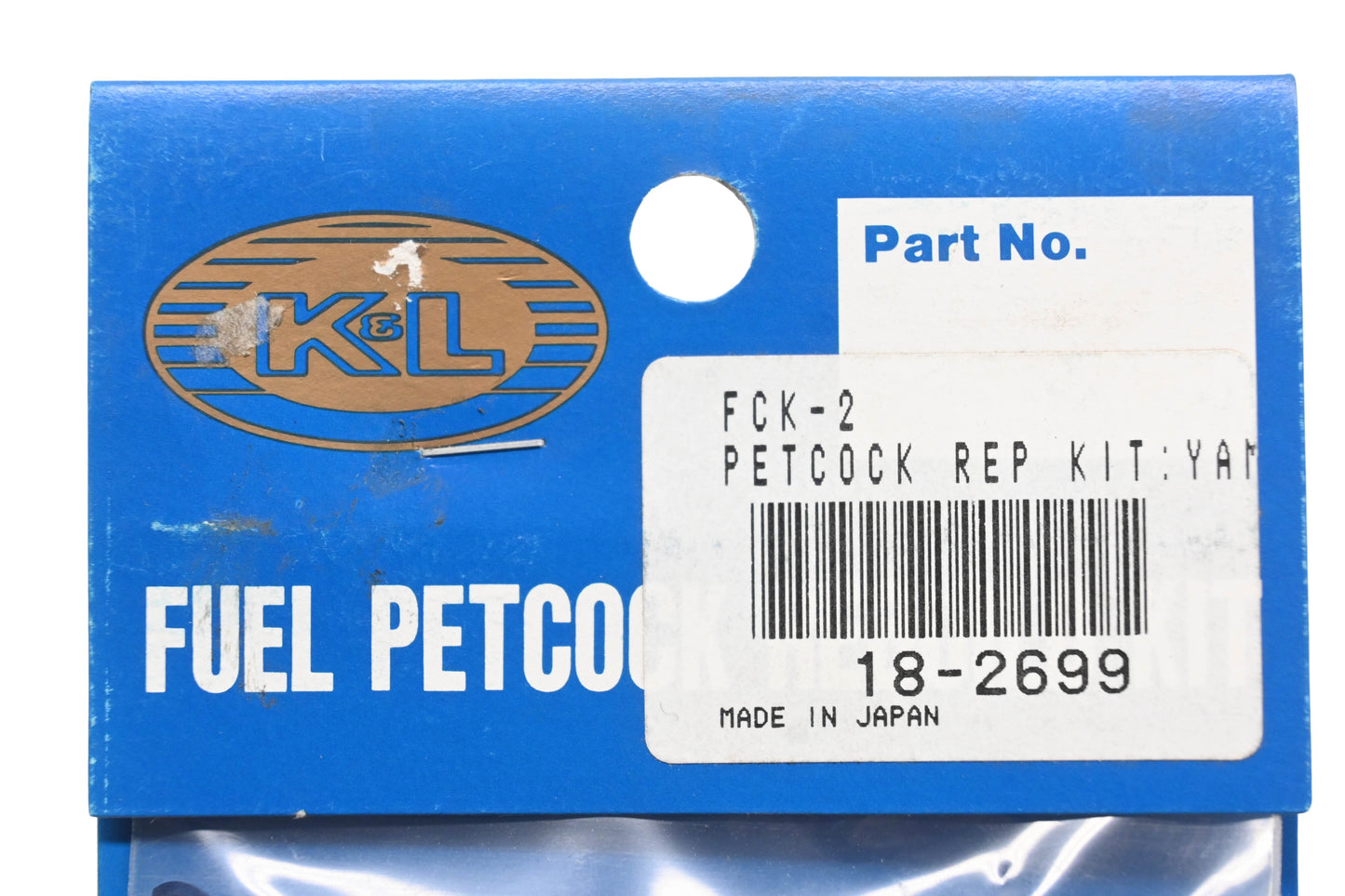 K&L 18-2699, FCK-2 Fuel Petcock Repair Kit NOS