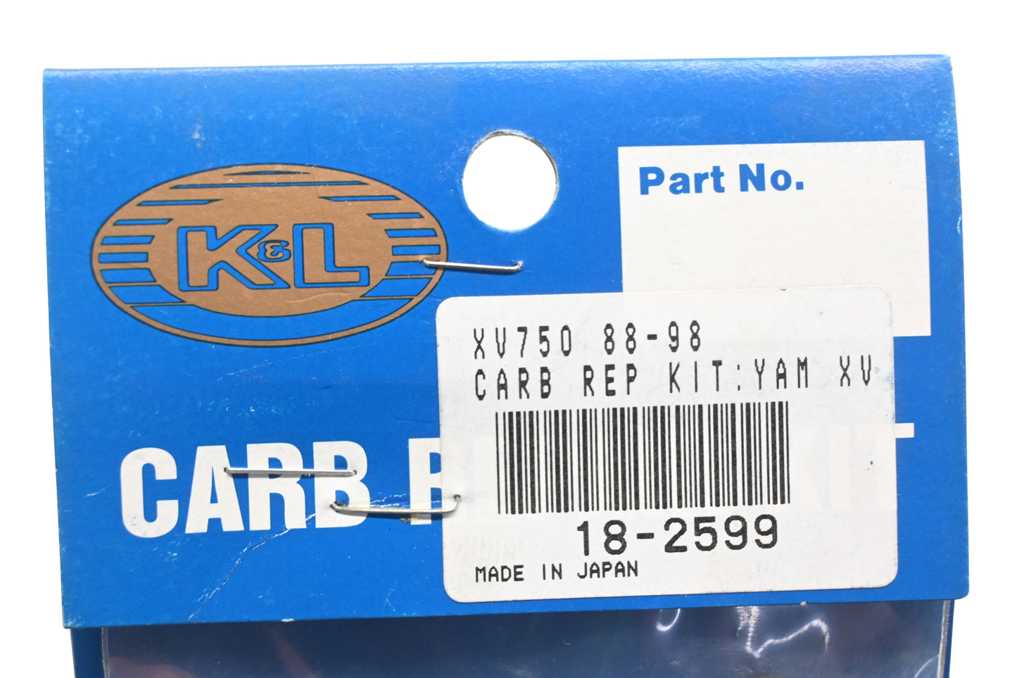 K&L 18-2599 Carburetor Repair Kit NOS