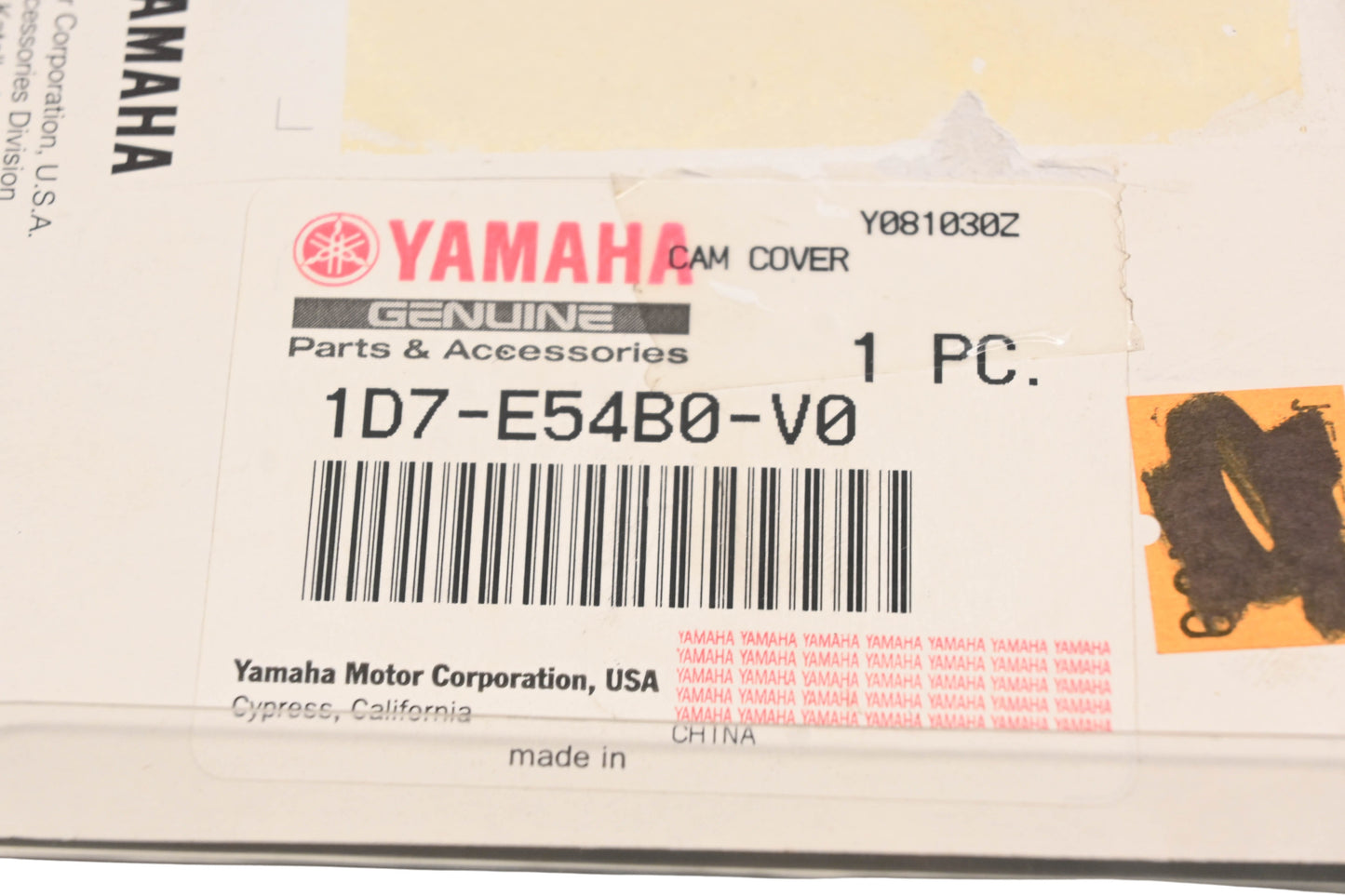 New OEM Yamaha 1D7-E54B0-V0-00 Chrome Cam Cover NOS