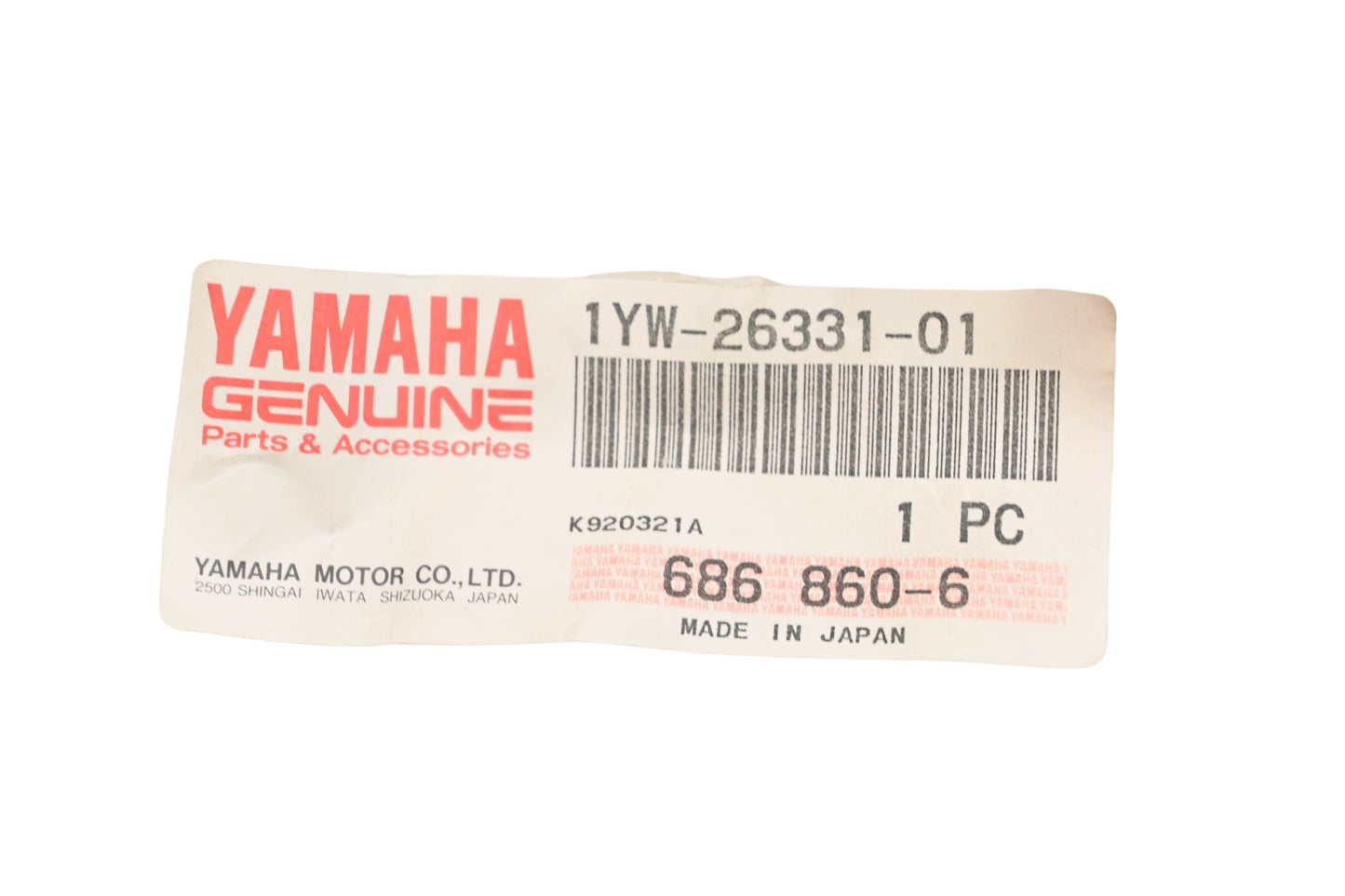 New OEM Yamaha 1YW-26331-01-00 Starter Cable NOS