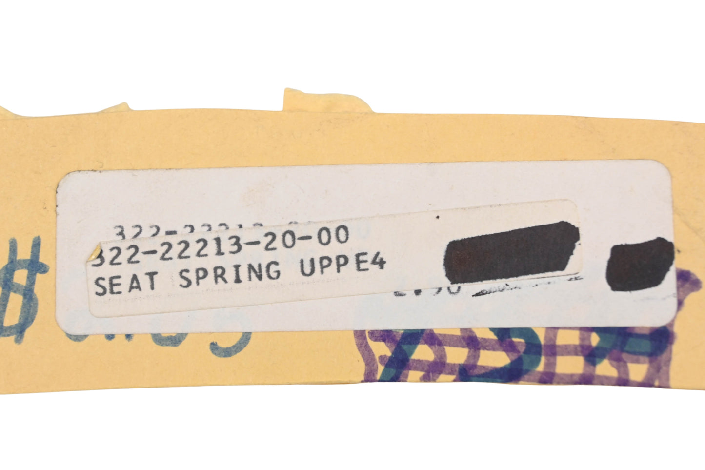 New OEM Yamaha 322-22213-20-00 Spring Upper Seat NOS