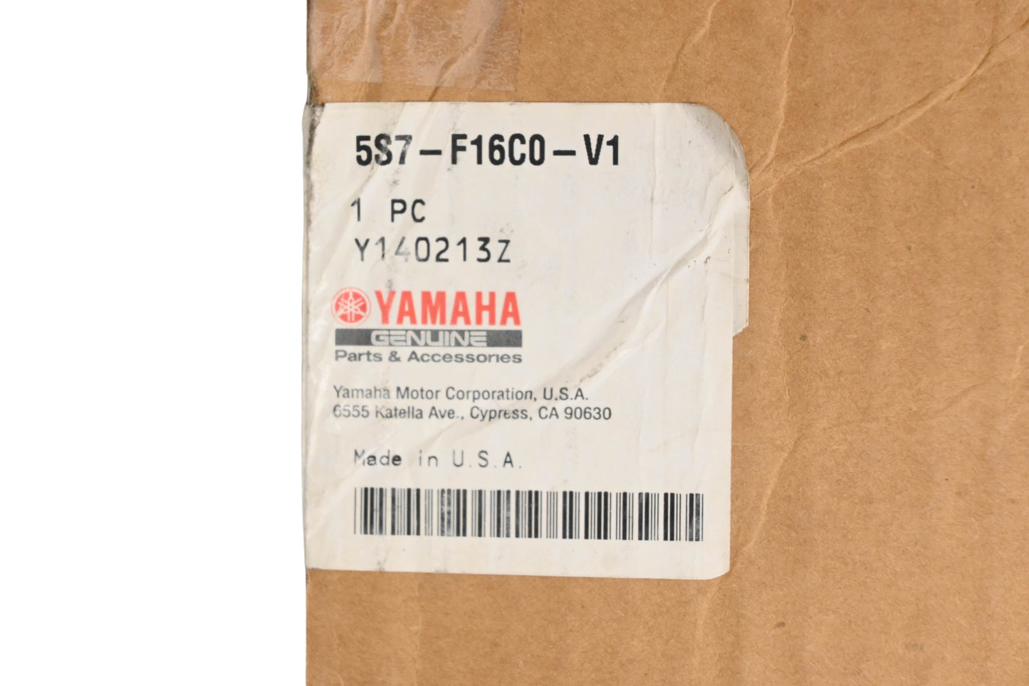 New OEM Yamaha 5S7-F16C0-V1-00 Short Upright Backrest Kit NOS